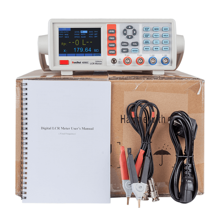 VC4090 Series Digital Bridge Capacitance Resistance Inductance Measure LCR Electrical Meter Electronic Component Tester - MRSLM