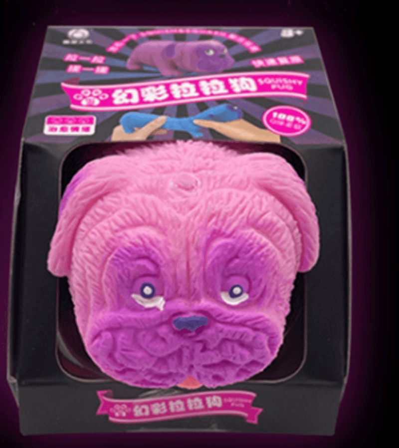 Unzip Dog Buns Pinch Le Pug Toy Shar Pei Decompression Vent Slow Rebound Pig - MRSLM