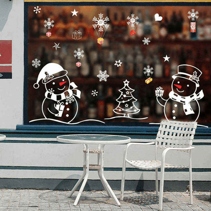 Miico XL701 Christmas Sticker Home Decoration Sticker Window and Wall Sticker Shop Decorative Stickers - MRSLM