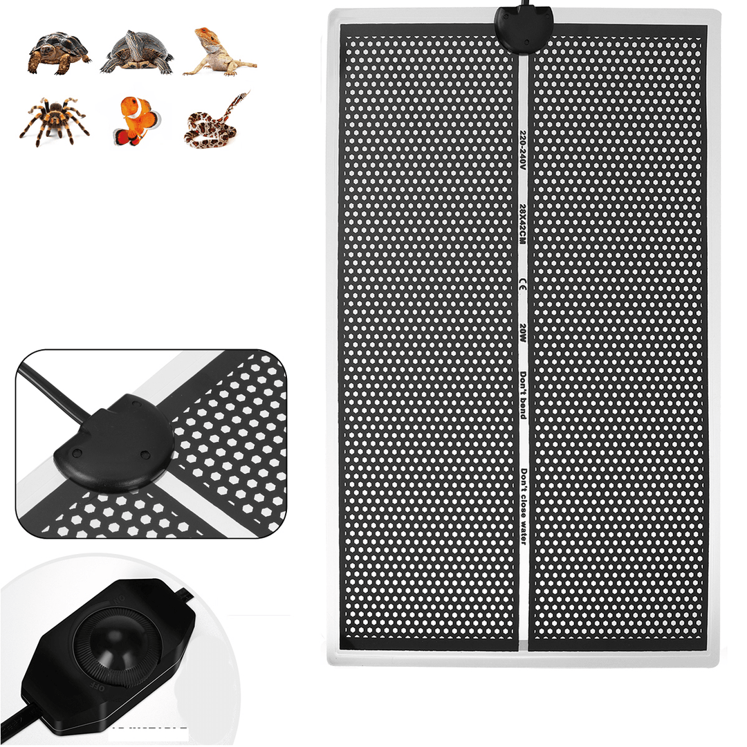 Heating Mat Reptile Adjustable Warmer Constant Temperature Bed Dropshipping for Reptile Amphibian Winter Tool - MRSLM