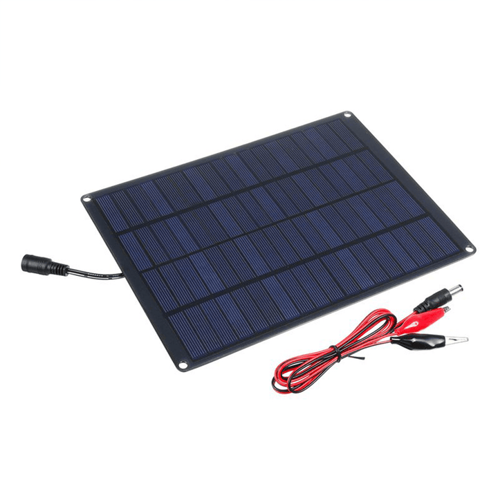 LEORY 5.5W 18V Solar Panel Monocrystalline Silicon Laminated Solar Panel W/ 10A/20A/30A/50A Controller - MRSLM