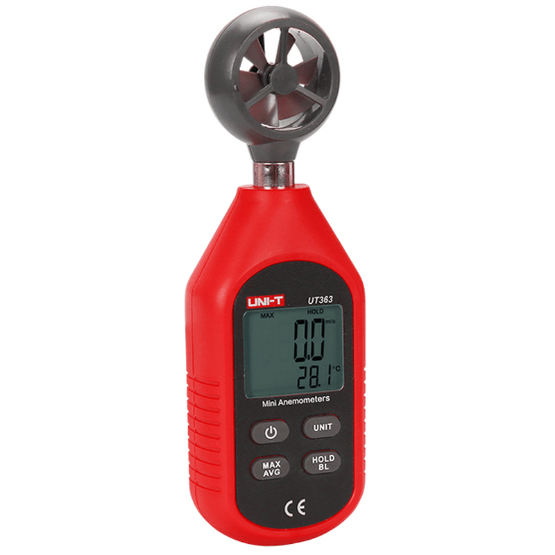 UNI-T UT363 Mini Digital Wind Speed Meter Pocket Anemometer Speed Temperature Tester Thermometer - MRSLM