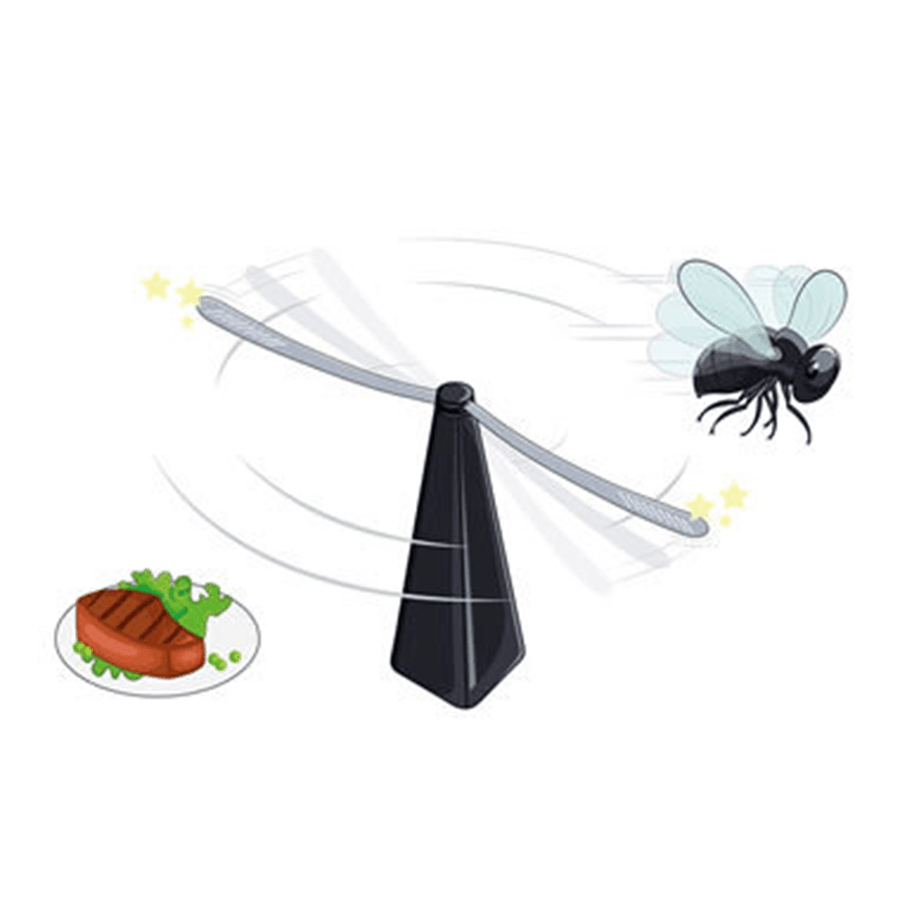 Automatic USB Electric Mosquito Fly Bugs Repellent Fan Portable Food Protector Desk Fan with Long Blades - MRSLM