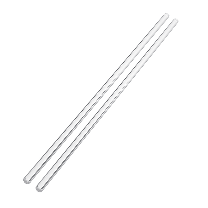 2Pcs 250Mm Glass Stirring Mixing Rod Stirrer Mixer Sticks Rods Laboratory Experiment Glassware - MRSLM