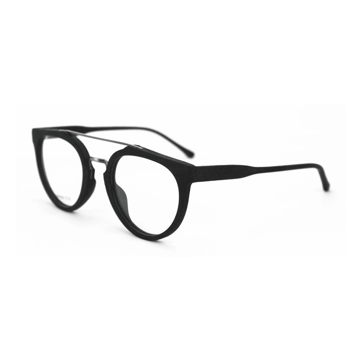 Classic Wood Grain Eyeglass Frame - MRSLM