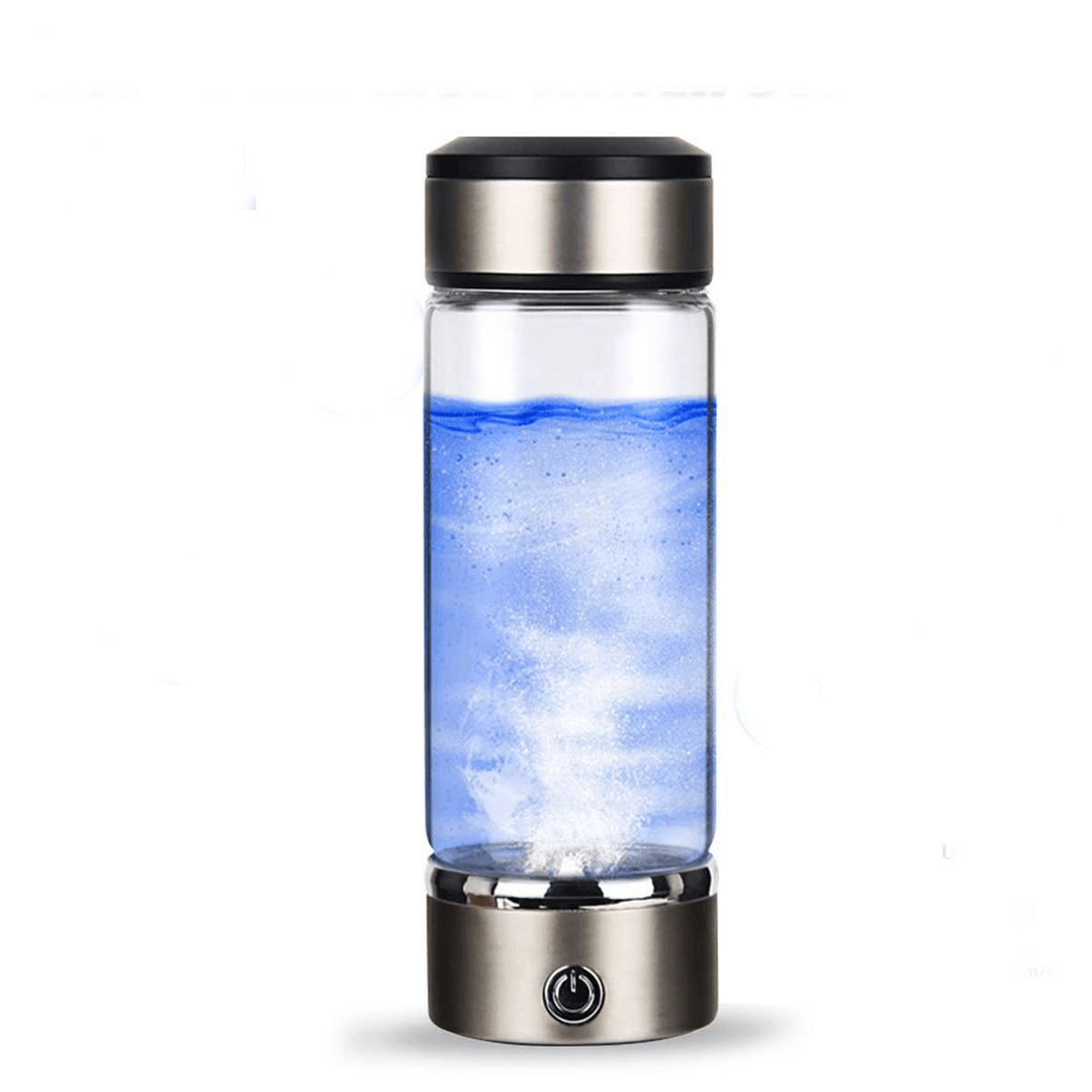 Ipree® 420Ml Titanium Hydrogen-Rich Water Bottle USB Ionizer Antioxidants Maker Drining Cup - MRSLM