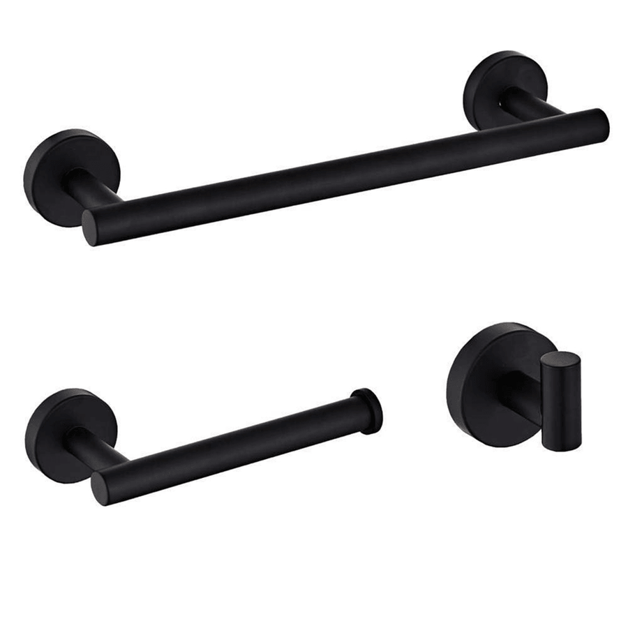 Wall Robe Hook Paper Holder Towel Rails Racks Single Bar Towel Holder - MRSLM