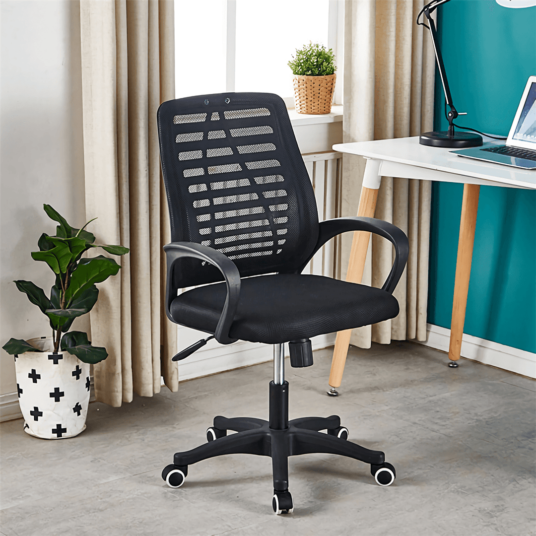 Office Mesh Chair Executive Ergonomic Rotating Mid-Back Computer Desk Seat Adjustable Lifting Chair Home Office Furniture - MRSLM