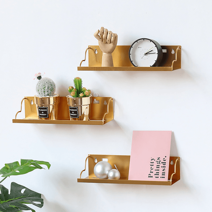 Floating Rack Shelf Wall Mount Book Storage Wooden Hanging DIY Display Decorations - MRSLM