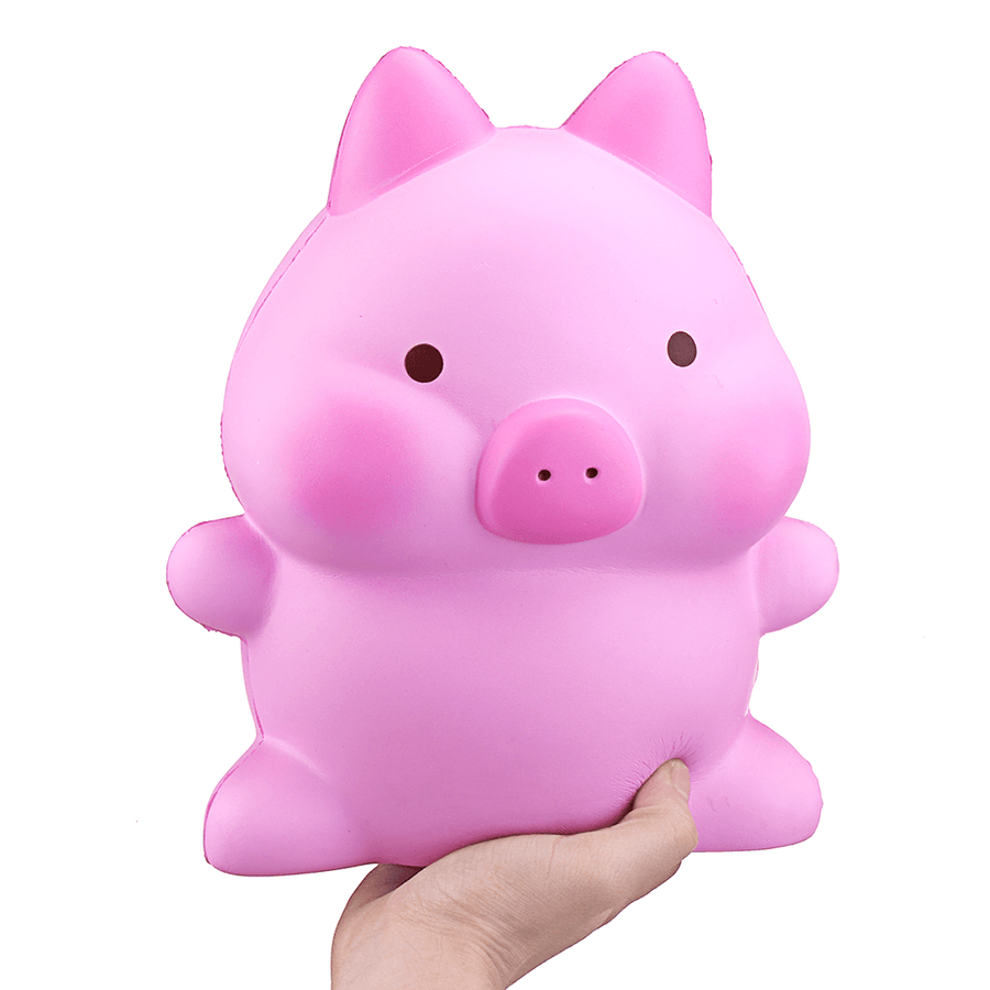 Giant Piggy Squishy 26Cm Swine Kawaii Pink Pig Scented Slow Rising Rebound Jumbo Cute Toys - MRSLM