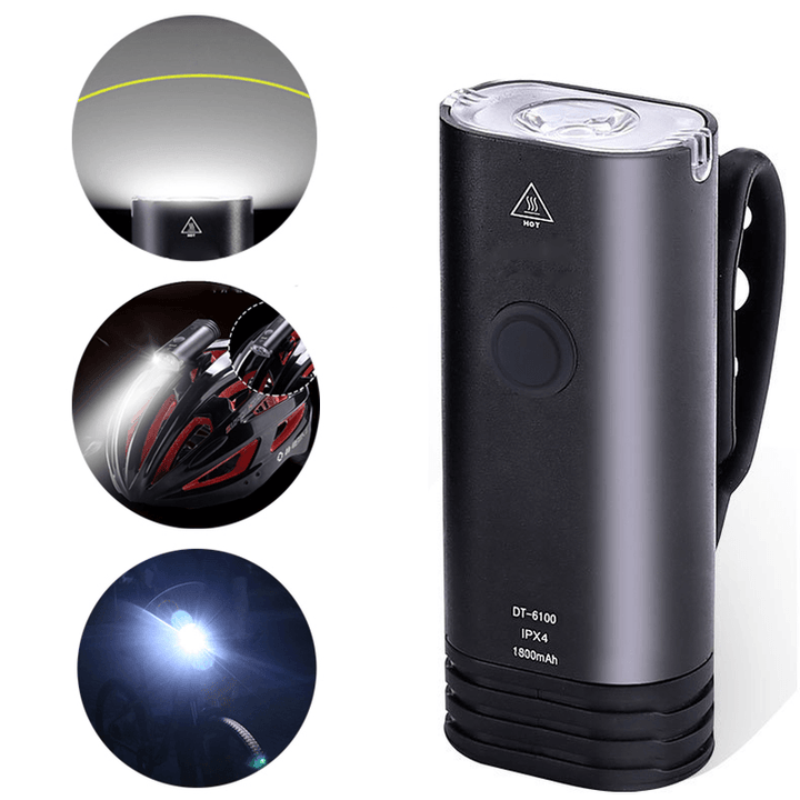 XANES SFL05 350LM XPG2-R5 LED Bicycle Smart Sensor Warning Light IPX4 Waterproof Bike Front Light 7 Modes 85° Flood Shockproof - MRSLM