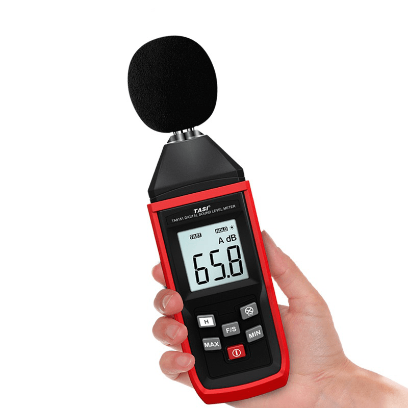 TASI® TA8151 Digital Sound Level Meter 30~130Db Decibel Meter Logger Noise Detector Digital Noise Audio Diagnostic Tool - MRSLM