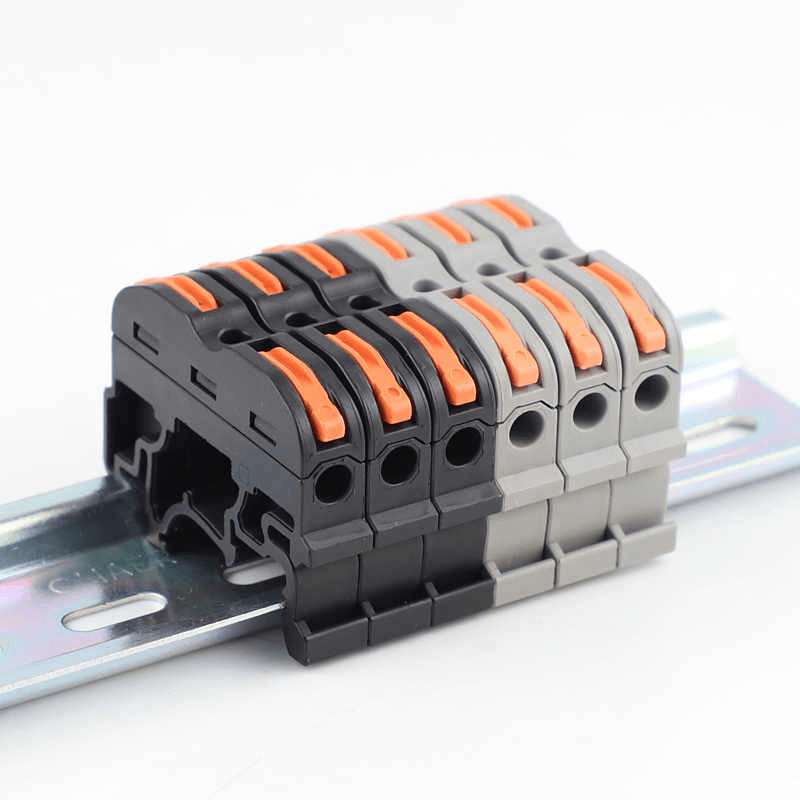 1Pcs SPL-1 PCT-211 Rail Type Quick Connector Press Type Connector Instead of UK2.5B 32A Terminal Block 0.08-4Mm² - MRSLM