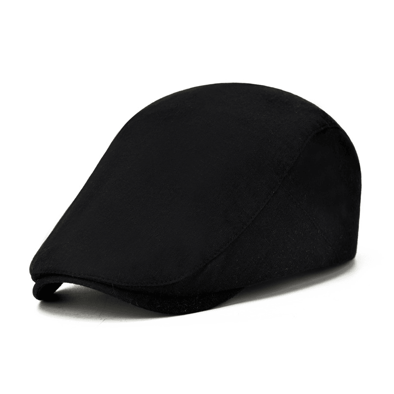 Cotton Solid Color Light Body Forward Cap, Outdoor Sunshade Beret - MRSLM