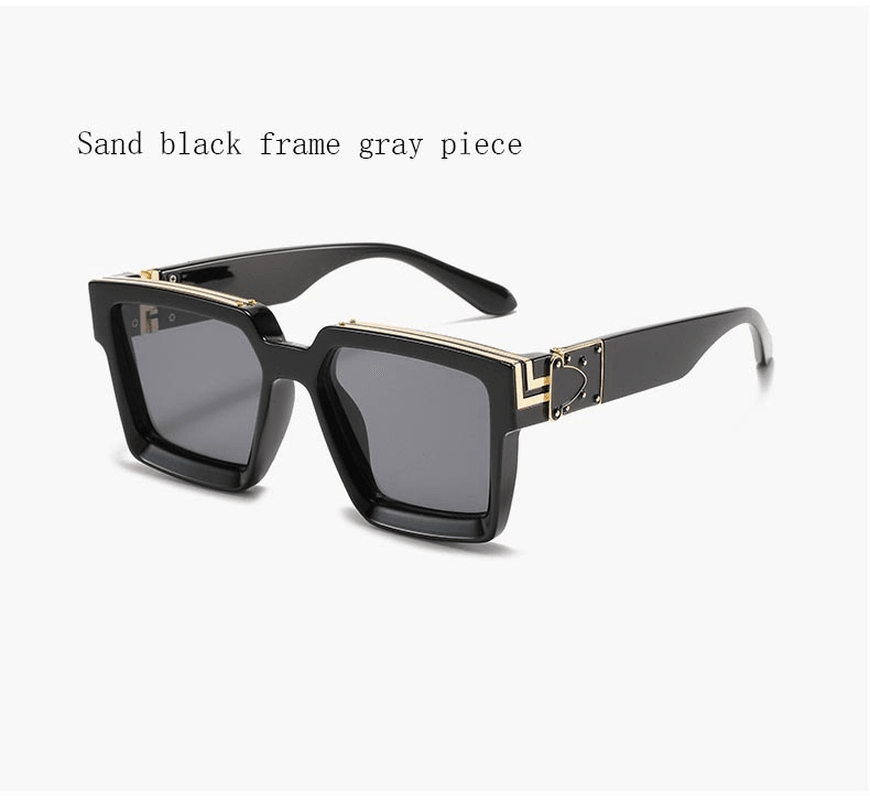 Fashion Simple Big Frame Sun Sunglasses - MRSLM