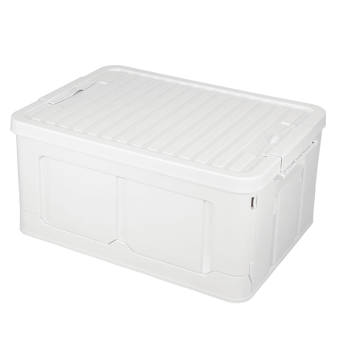 Outdoor 25L Plastic Folding Car Trunk Storage Box Travel Organizer Holder Interior Big Capacity Bag - MRSLM