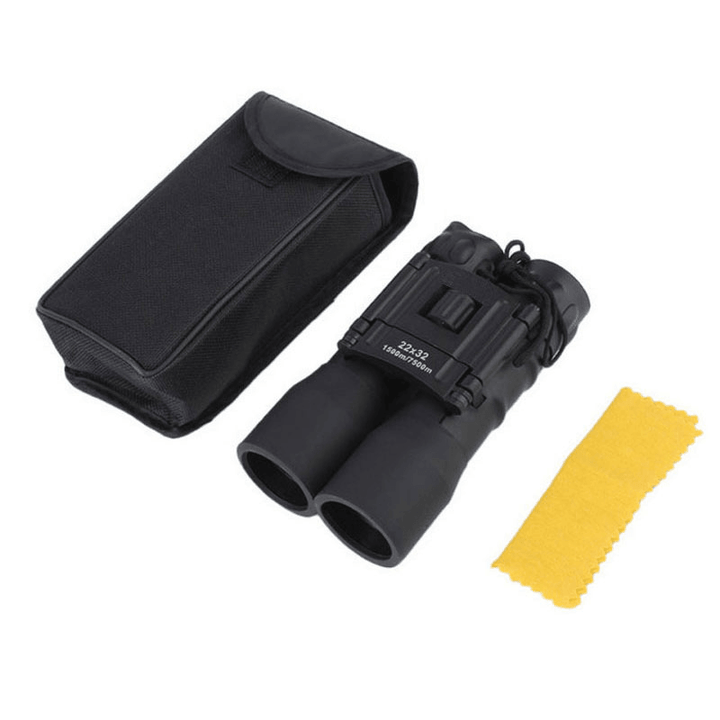 22X32 HD Military Army Binoculars Portable Low-Light Night Vision Folding Hunting Camping Telescope - MRSLM