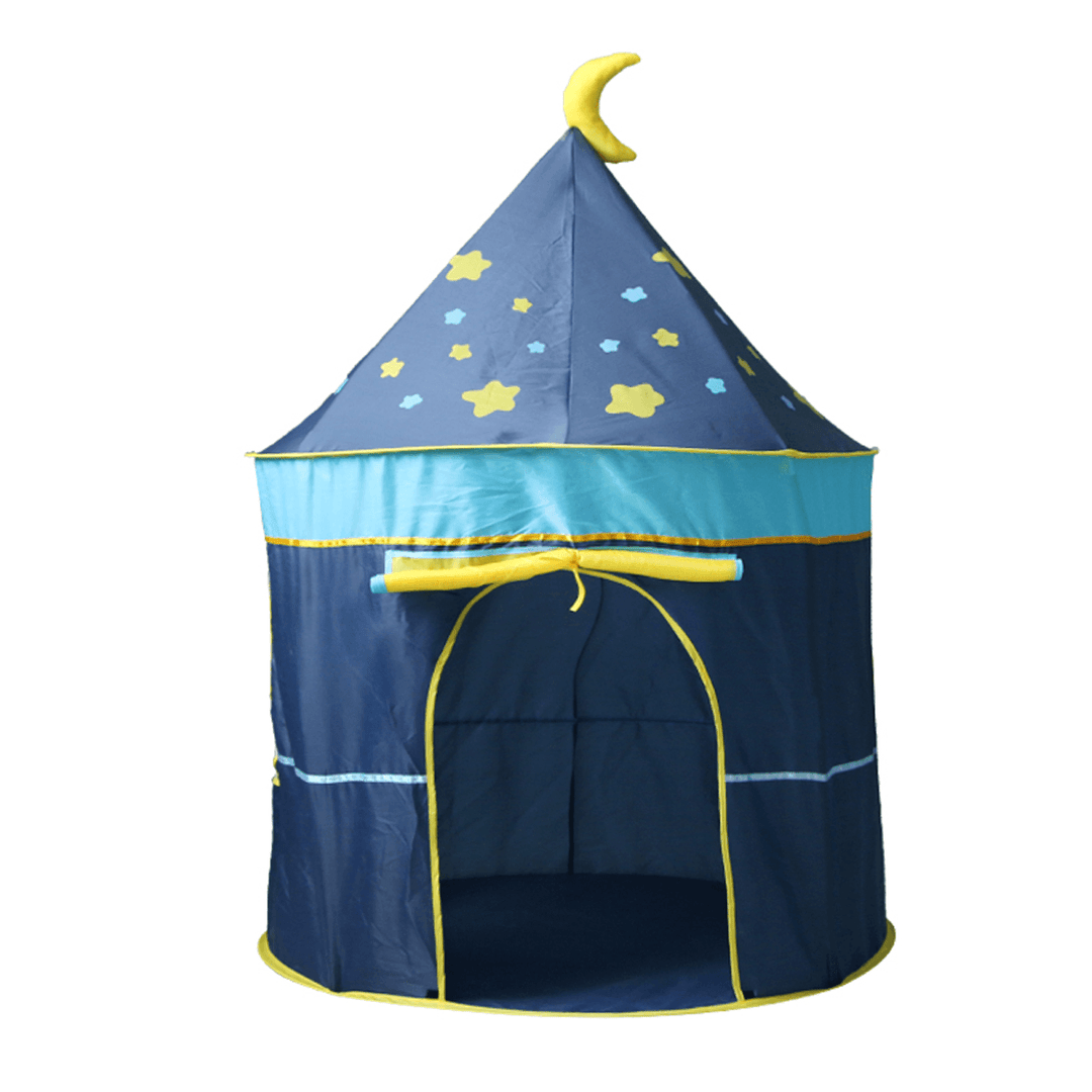 Children Play Tent Girl Folding Princess Castle Kids Game Tent Camping Travel Home - MRSLM