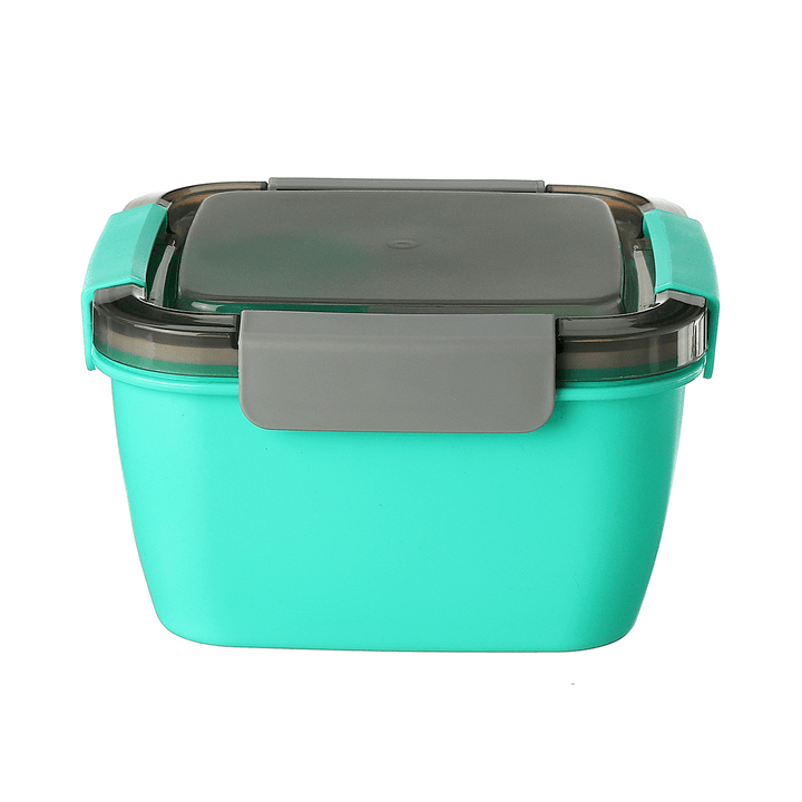 Portable Sealed Divider Bento Lunch Box Container Leak-Proof Food Stroage Case Camping BBQ Tableware - MRSLM