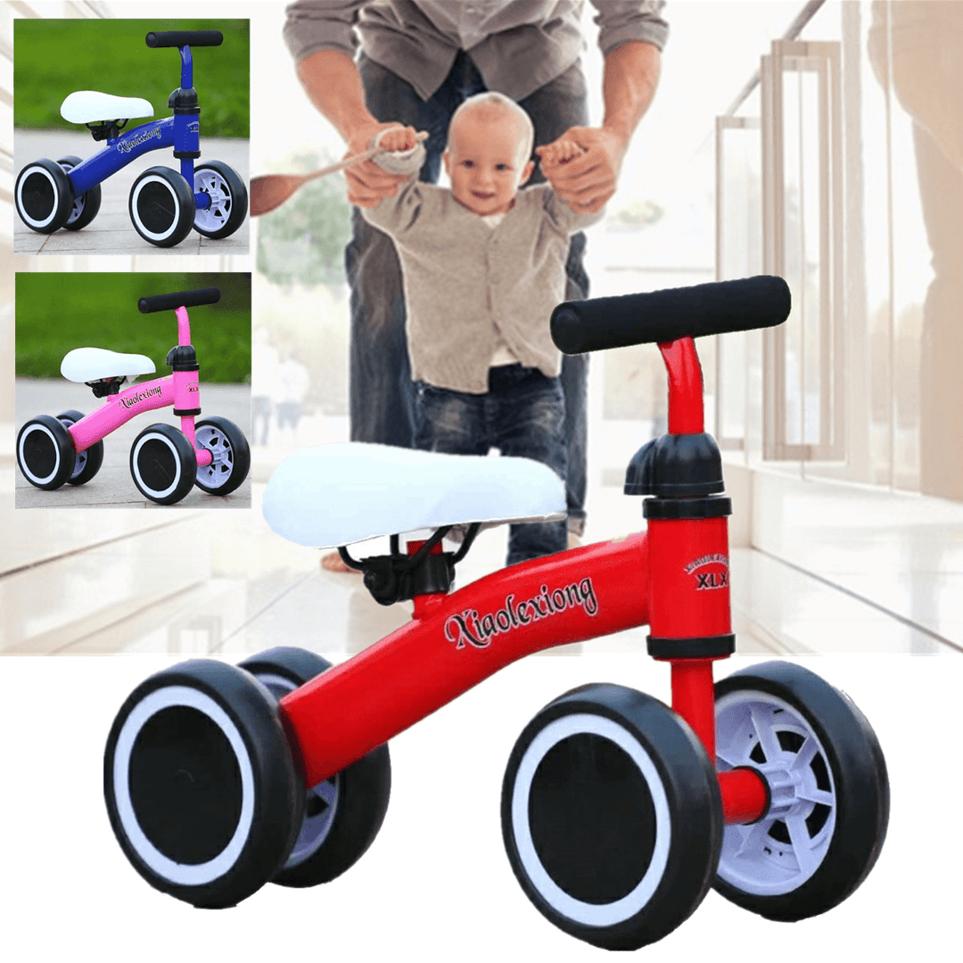 Children Baby Balance Bike Kid Racing Sliding Bike Metal Scooter Toddler Walker Ride on Toys for 2-6 Years Old Games - MRSLM