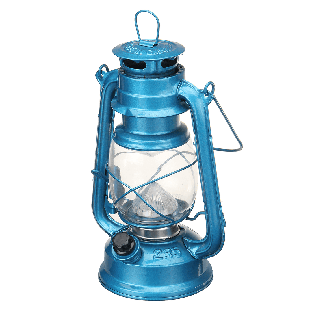 Vintage Style 15 LED Emergency Light Battery Operated Indoor Outdoor Camping Fishing Lantern - MRSLM