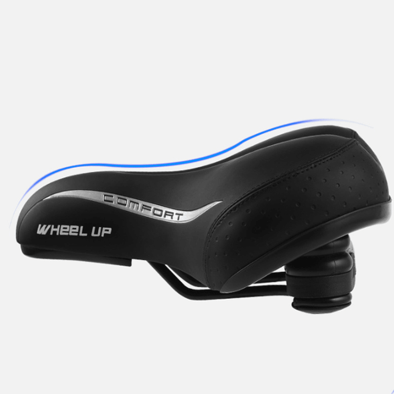 WHEEL up MTB Bike Seat Cushion Breathable Comfort Soft Bike Saddle Gel Leather Pad - MRSLM