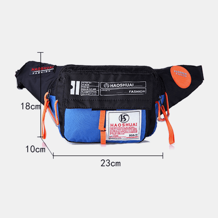 Fashion Sports Bag Waist Bag Waterproof Large Capacity Outdoor Bag for Men - MRSLM