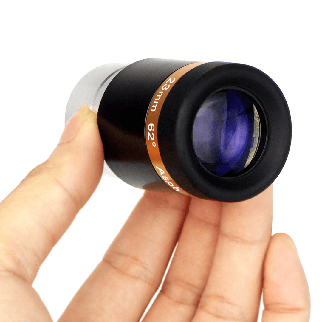 SVBONY Lens 23Mm Wide Angle 62°Aspheric Eyepiece HD Fully Coated for 1.25" 31.7Mm Astronomic Telescopes -Black - MRSLM