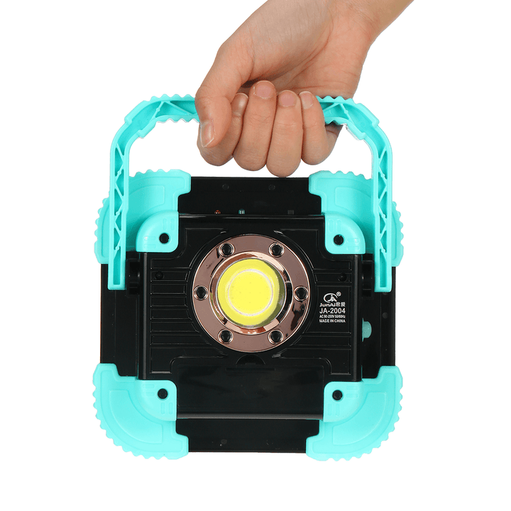 COB Solar Camping Light USB Rechargeable Waterproof Flood Light Work Lamp Floodlight for Outdoor Hiking Travel Fishing Emergency Car Repairing - MRSLM