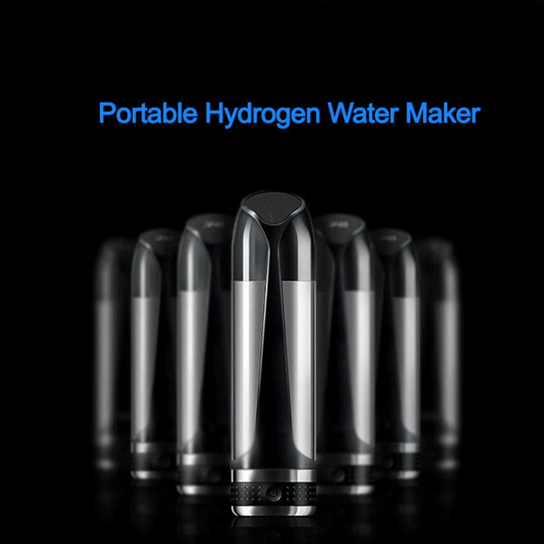 Portable USB Rechargable Hydrogens Rich Water Ionizer Maker Bottle Cup H2 USB Cable - MRSLM