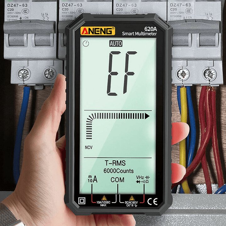 ANENG 4.7 Inch LCD Digital Multimeter DC/AC Current Voltage Measurement Capacitance Resistance Measuring Tool - MRSLM