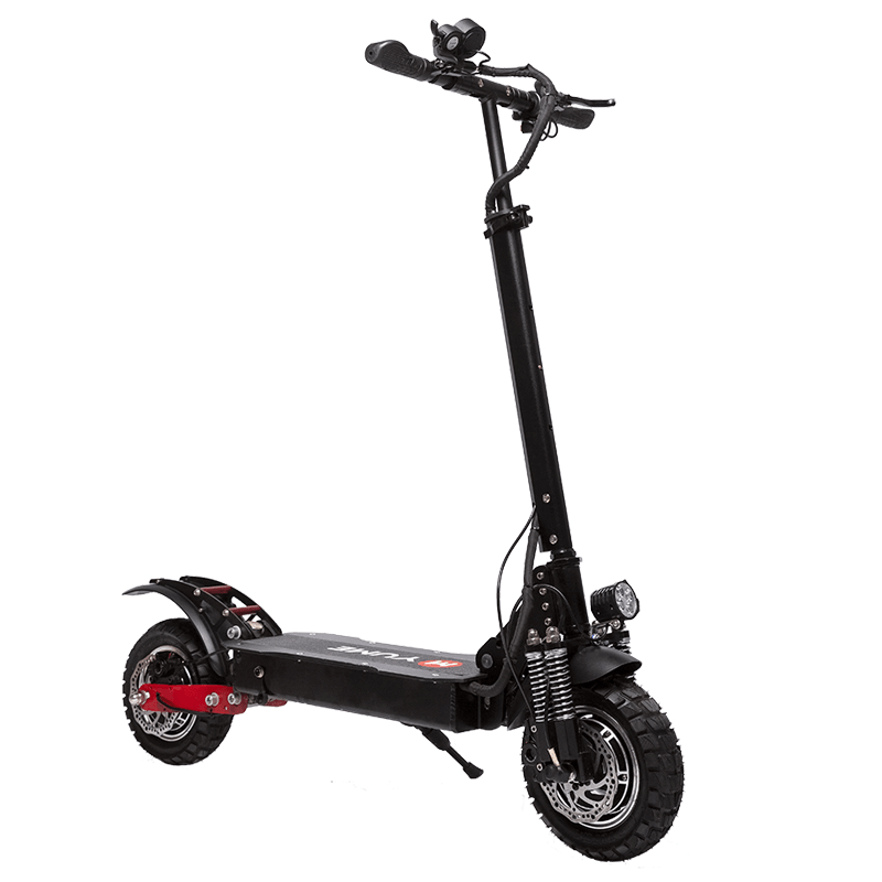 YUME YM-D5 52V 2000W Dual Motor 23.4Ah Folding Electric Scooter 65-70Km/H Top Speed 80Km Range Mileage 10Inch Off-Road Pneumatic Tire Max Load 200Kg Scooter - MRSLM