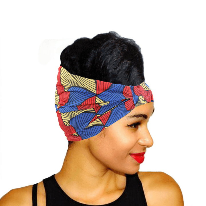 Women'S Sports Print Wide Head Headband - MRSLM