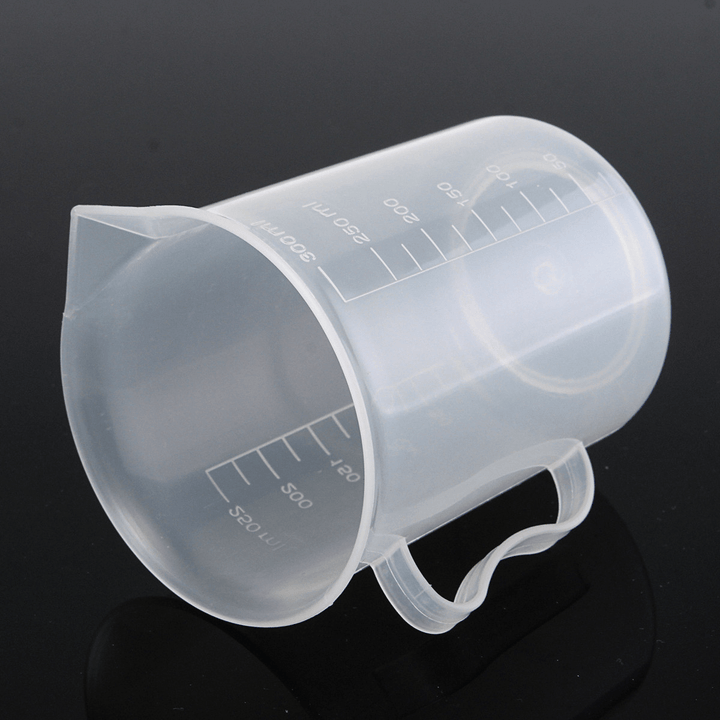 250Ml Plastic Measuring Cup Clear Double Graduated Cylindrical Measuring Jug - MRSLM