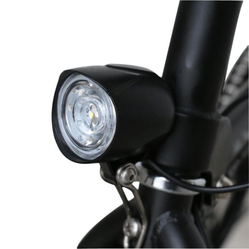 BIKIGHT 36-48V Wide Voltage Universal Highlight 400LM Bike Front Light Built-In 80Db Horn - MRSLM