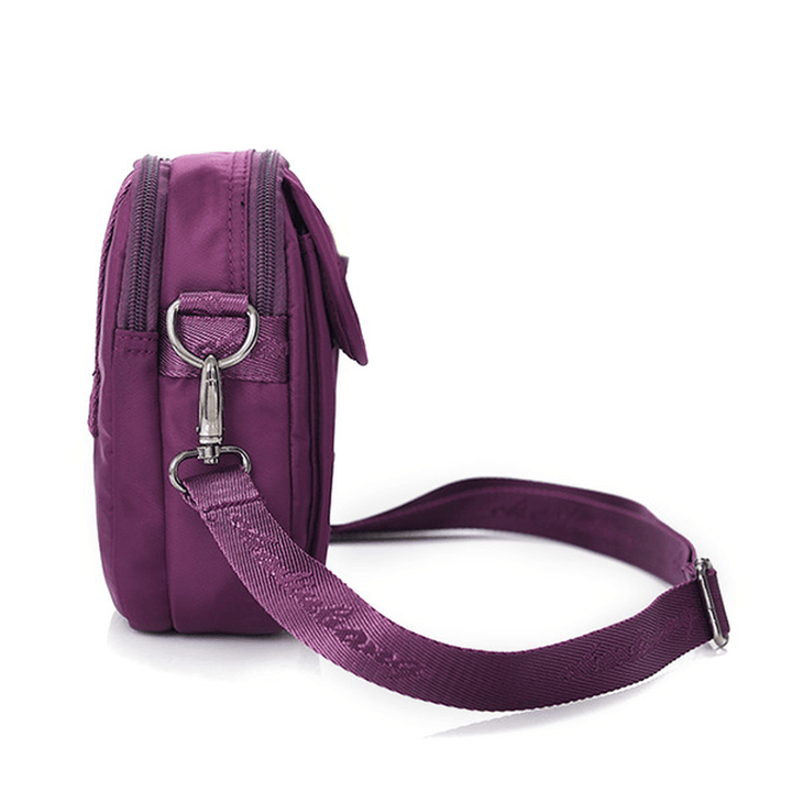 Women Men Nylon Light Weight Waterproof Messenger Bags Casual Shoulderbags Messenger Bags - MRSLM