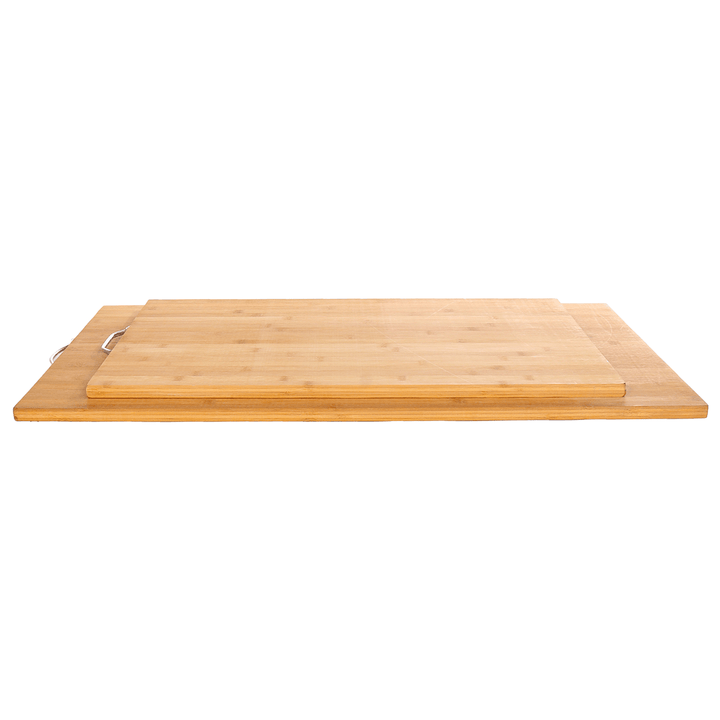 Wooden Chopping Board Bamboo Square Hangable Cutting Board Thick Natural Cutting Board for Kitchen Cooking Cutting Board - MRSLM