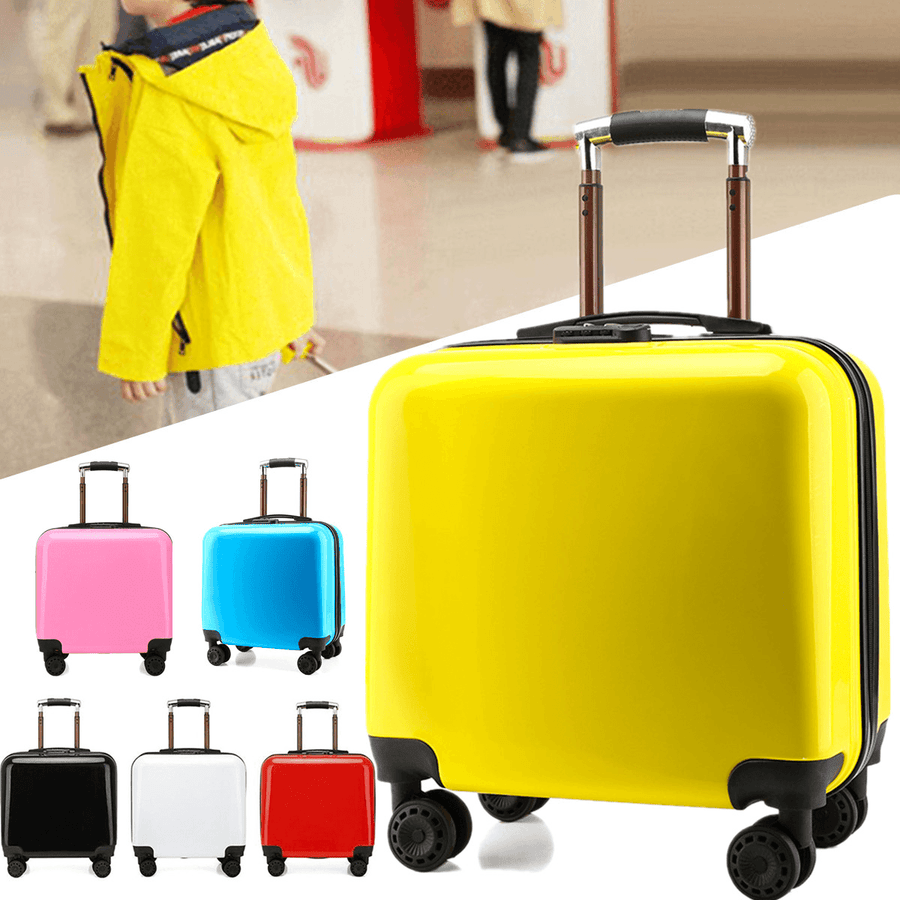 Hard Shell Cabin Size 18'' Suitcase Travel Luggage Spinner Bag Lightweight - MRSLM