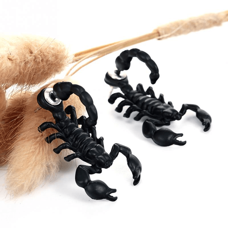 Halloween Earring Creative Scorpion Earrings Lightweight for Hallowen Party Decoration - MRSLM