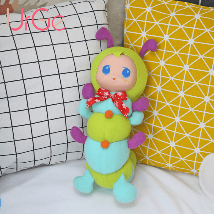 Caterpillar Stuffed Bedtime Playmate Short Plush Toy Gift Decor Collection - MRSLM