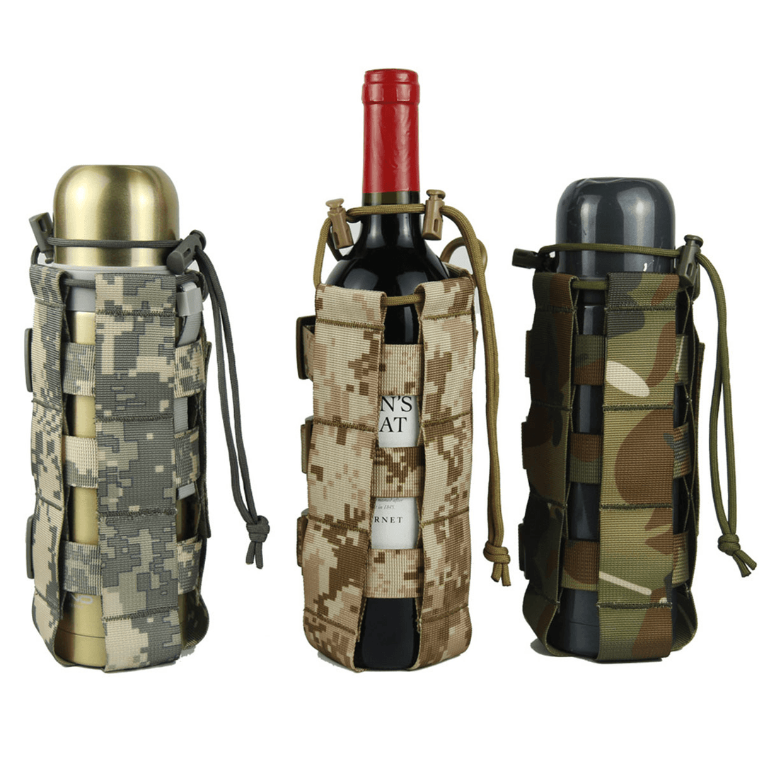 Outdoor Tactical Bag Military Camping Bag Water Bottle Bag Kettle Holder - MRSLM