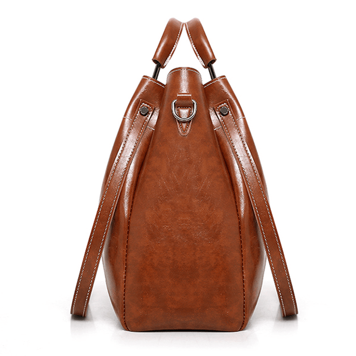Women Faux Leather Three-Piece Set Handbag Shoulder Bag - MRSLM
