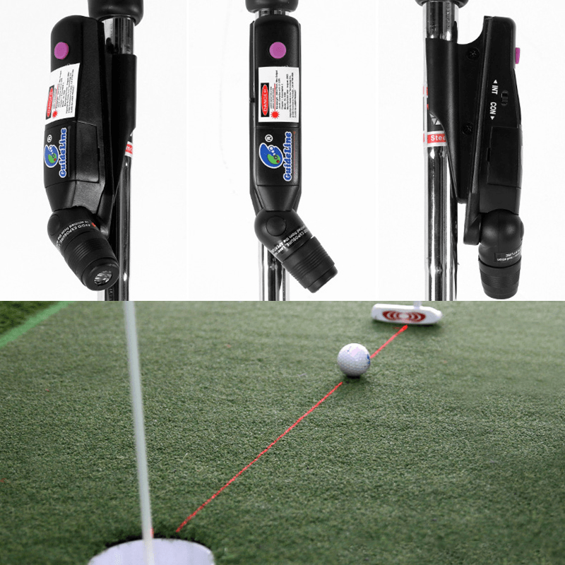 Outdoor Golf Putter Laser Sight Pointer Putting Training Aim Line Corrector Golf Practice Indoor Training Aids - MRSLM