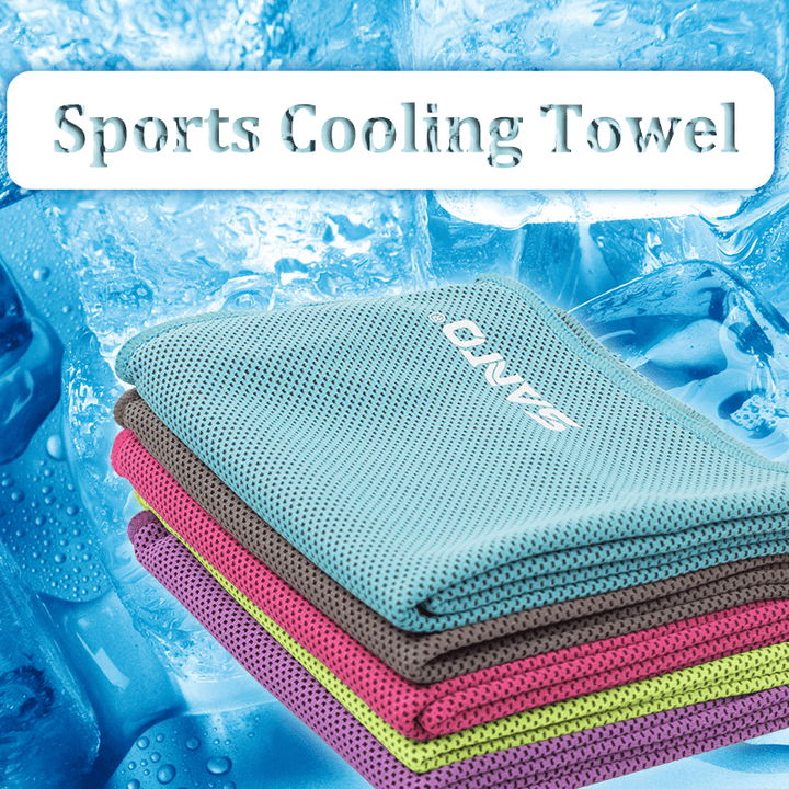 Ipree Sports Cooling Cold Towel Summer Sweat Absorbent Towel Quick Dry Washcloth for Gym Running Yoga - MRSLM