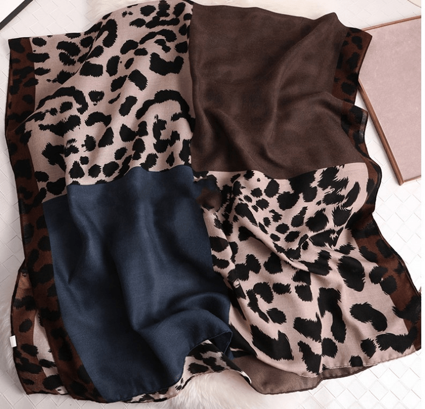 Neck Protection Shawl Leopard Point to Keep Warm - MRSLM