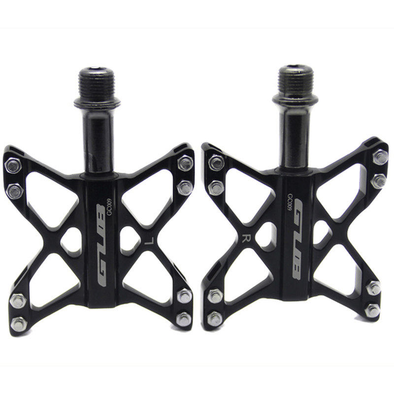 GUB GC009 Ultralight MTB BMX Mountain Pedals 3 Bearings Platform Pedals CNC AL6061+ Cr-Mo Axis 240G - MRSLM