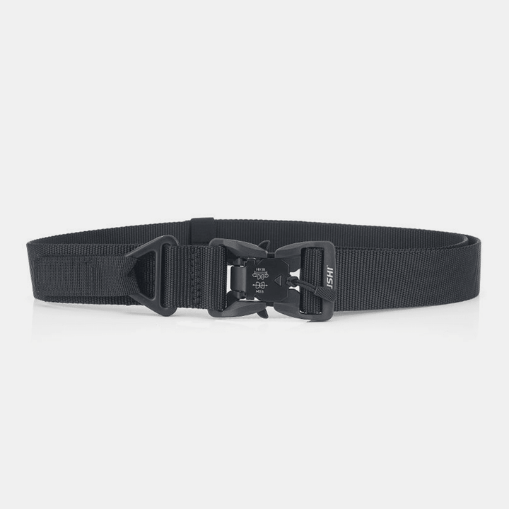 Men Nylon Braided 125Cm Magnet Quick Release Insert-Buckle Multifunctional Outdoor Training Tactical Belts - MRSLM