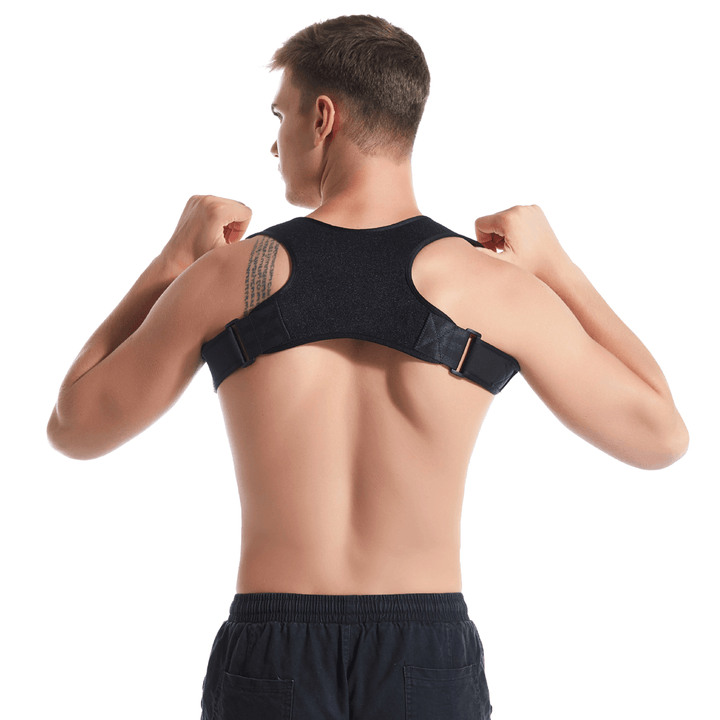 Men/Women Adjustable Posture Corrector Brace Support Belt Clavicle Spine Back Shoulder Lumbar Posture Correction - MRSLM