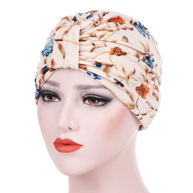 Women Summer Muslin Cotton Beanie Hat - MRSLM