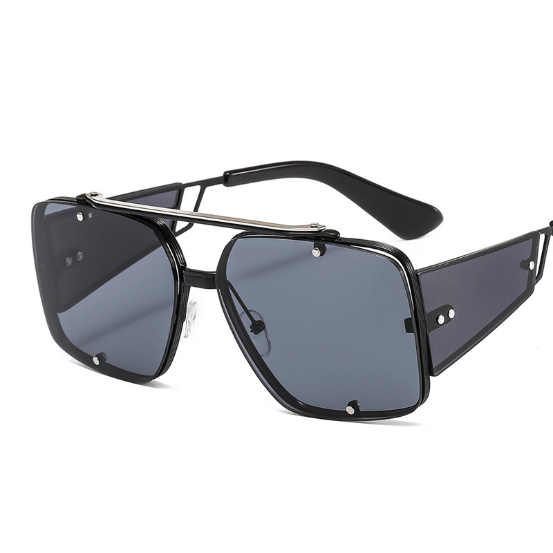 Retro Metal Big Frame Sunglasses Popular in Europe and America - MRSLM